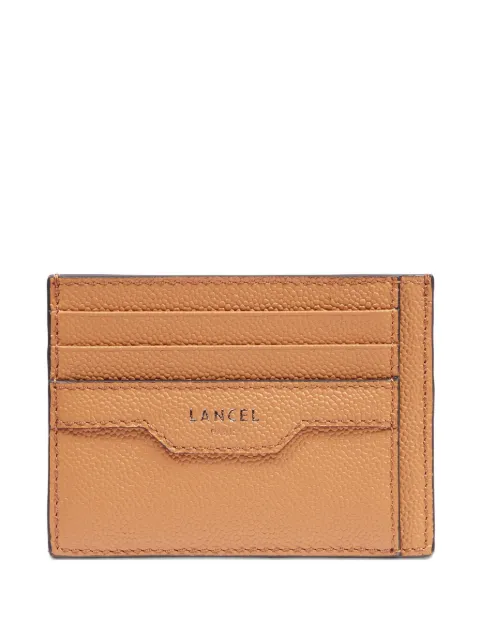 Lancel leather card holder Brown A1386520TU