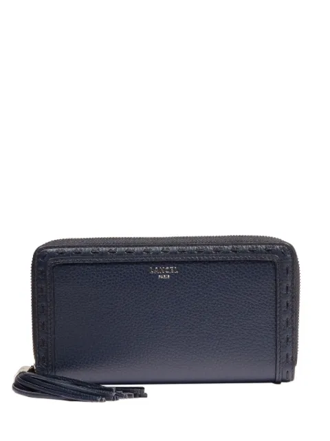 Lancel tassel zip-around wallet Blue A101114DTU