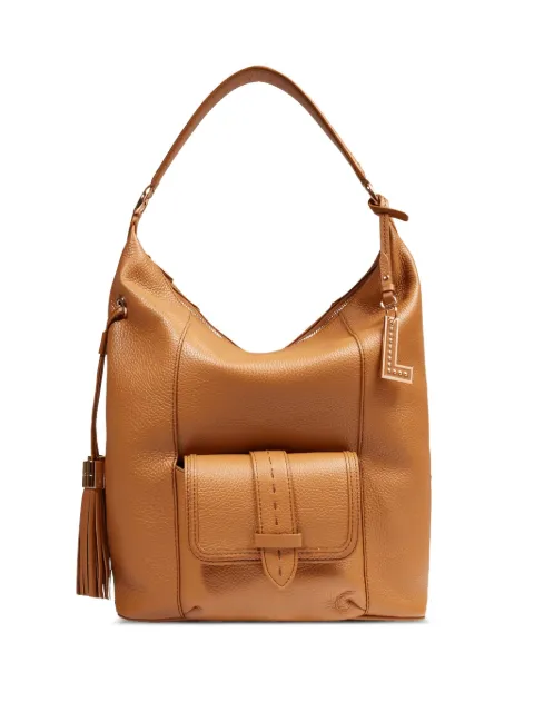 Lancel medium Premier Flirt tassel shoulder bag Brown A1378920TU