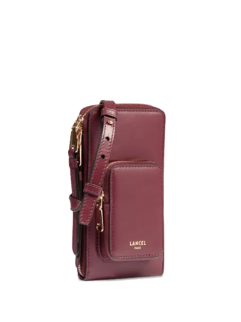 Lancel Origami zip-fastening pocket mini bag Red A1395126TU