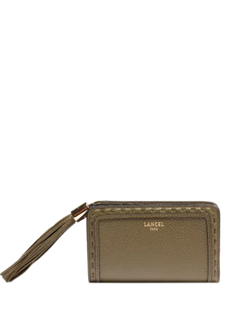 Lancel tassel-embellished leather wallet Green A1113644TU