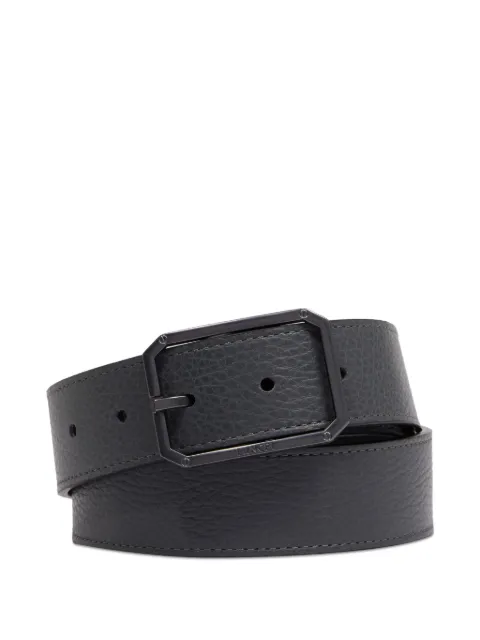 Lancel leather buckle belt Grey A13890BYTU