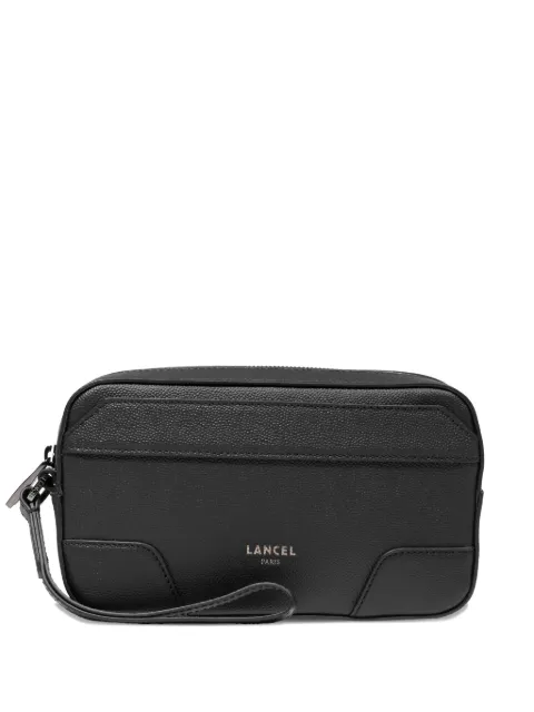 Lancel Charlie leather clutch bag Black A1379710TU
