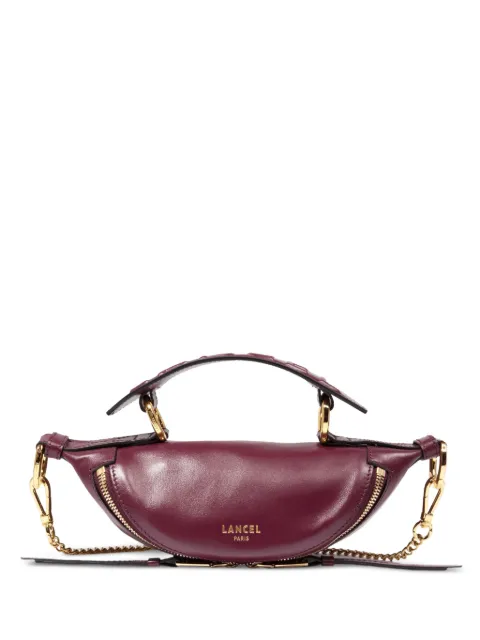 Lancel mini Origami zip quilted-handle chain crossbody bag Purple A1252626TU