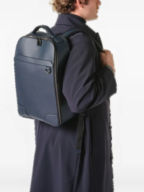 Lancel Charlie convertible leather backpack Blue A137994DTU