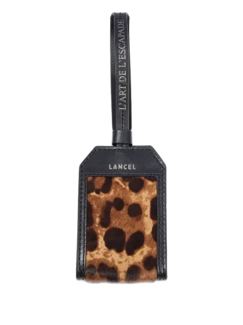 Lancel leopard-print tag Brown A13899KZTU