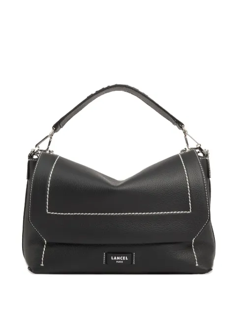 Lancel Ninon chain-trimmed flap bag Black A1378310TU