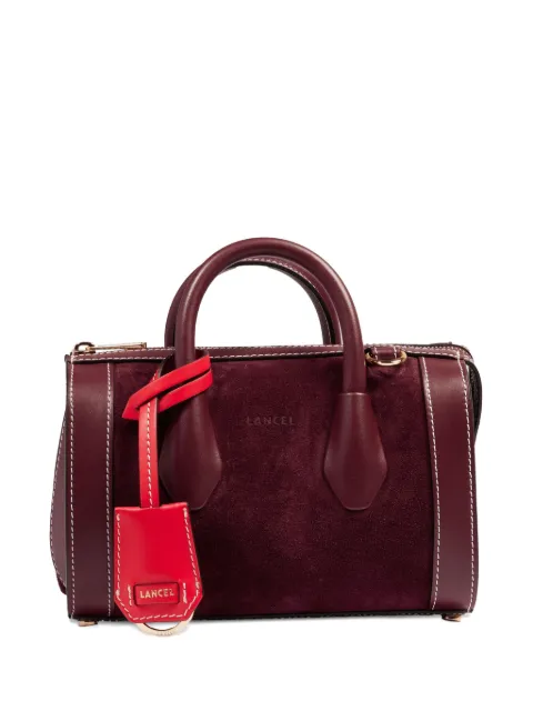 Lancel mini BCBG suede handbag Red A1369226TU