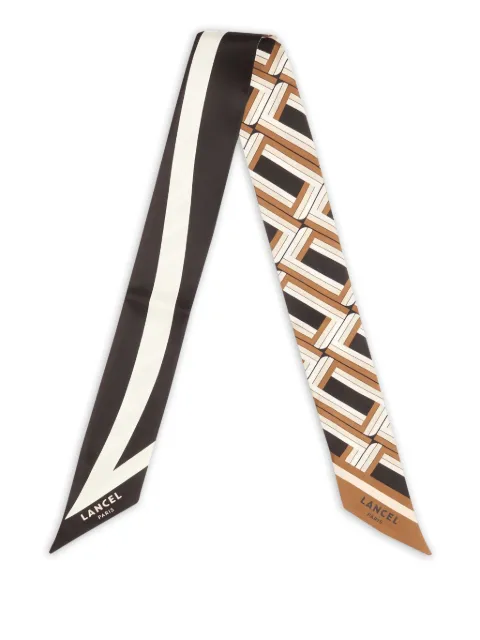 Lancel Biface geometric headband Brown A13495KZTU