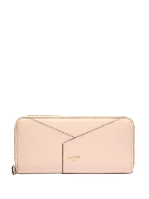 Lancel Enveloppe leather zip-around wallet Neutrals A13711J5TU
