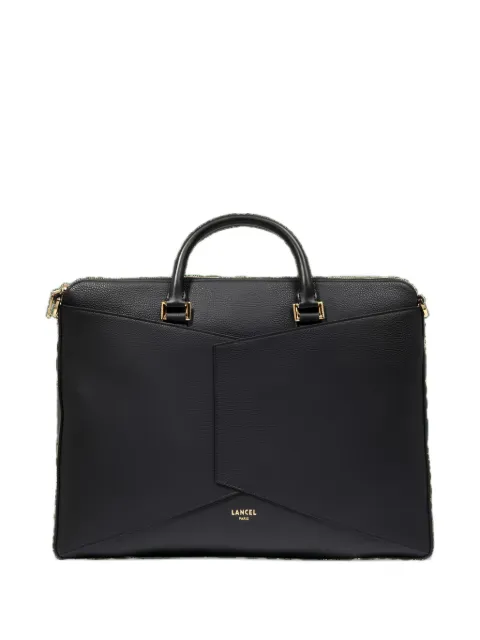 Lancel Enveloppe leather laptop bag Black A1370410TU