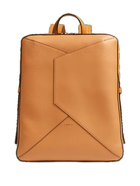 Lancel Enveloppe leather backpack Brown A1370220TU