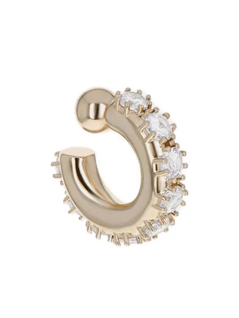 Justine Clenquet crystal-embellished ear cuff Gold NINAEARCUFFGOLD