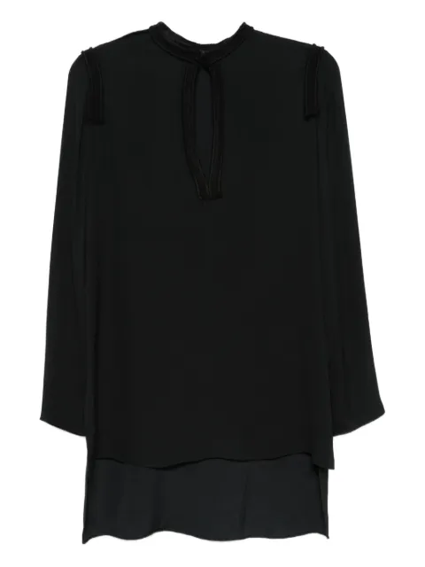 Lanvin Pre-Owned 2015 keyhole blouse Black LA280TR