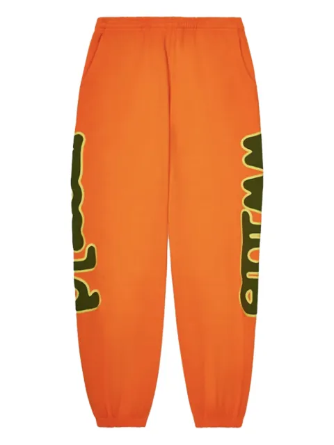 SP5DER logo track pants Orange SP5DER141