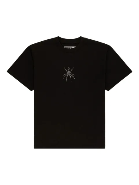 SP5DER spider-embellished T-shirt Black SP5DER137