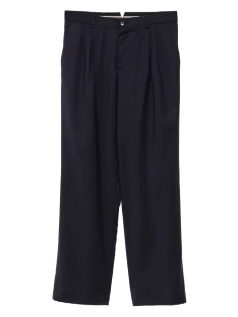 Canali pleated wool trousers Blue U7260AR02523303