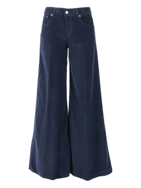 DONDUP corduroy wide-leg jeans Blue DP775VS0030DBM5