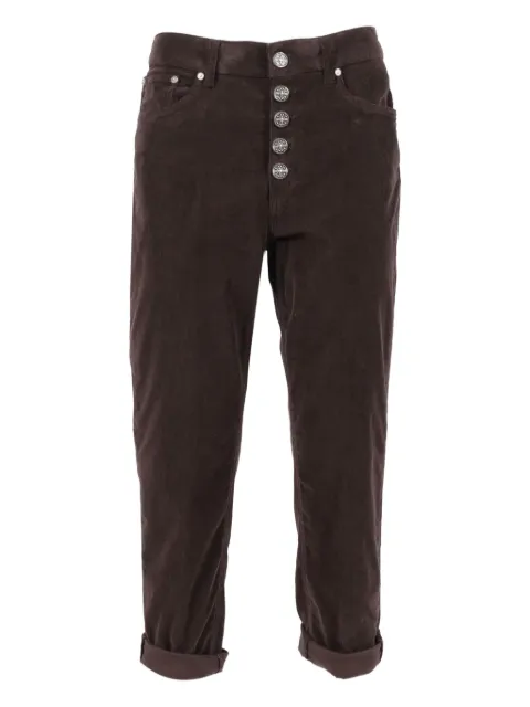 DONDUP button-fly corduroy trousers Brown DP268BVS0030DBM5
