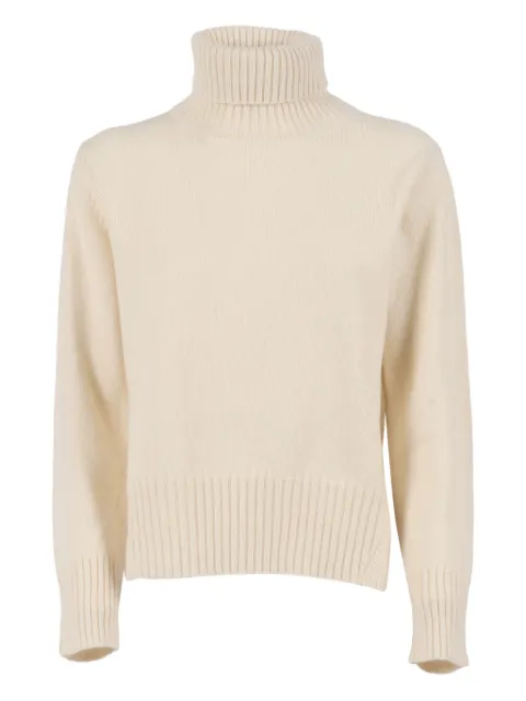 Kangra turtleneck ribbed-hem sweater Neutrals 263105