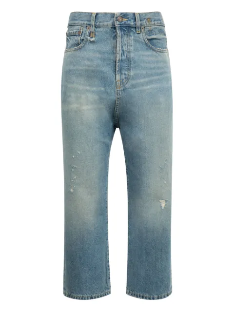 R13 frayed-edge jeans Blue R13W6452