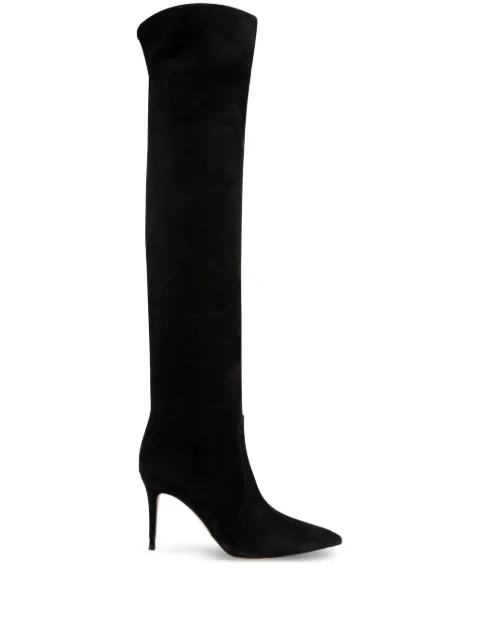 Gianvito Rossi 90mm Hansen Cuissard over-the-knee boots Black G8014285RICC45NER0