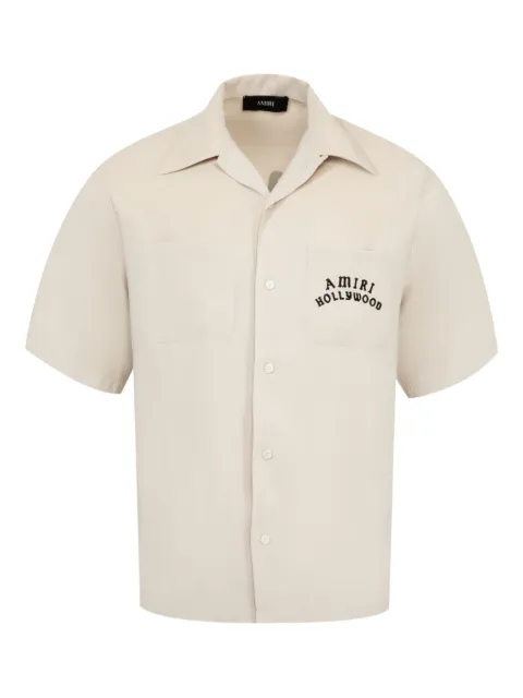 AMIRI hollywood bowling shirt Neutrals AMSTCA1154