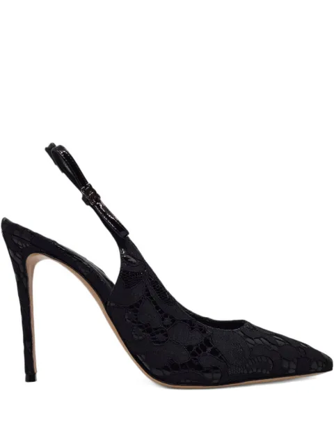 Casadei lace slingback pumps Black 1G652A1001T0523