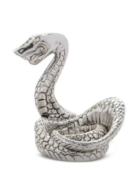 Christofle Lumière d'Argent Zodiac snake figurine Silver 3570660508187