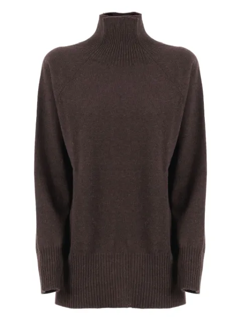 Kangra raglan-sleeve turtleneck sweater Brown 252059