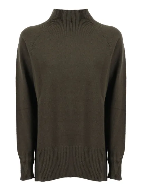 Kangra raglan-sleeve funnel-neck sweater Green 252059