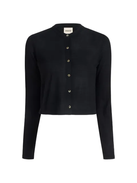 KHAITE button-front cardigan Black 9822511200