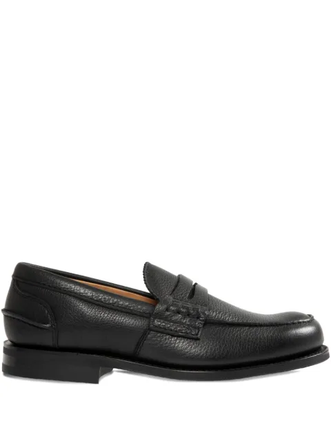 Church's leather penny loafers Black EDC139FG000009GVF0AAB