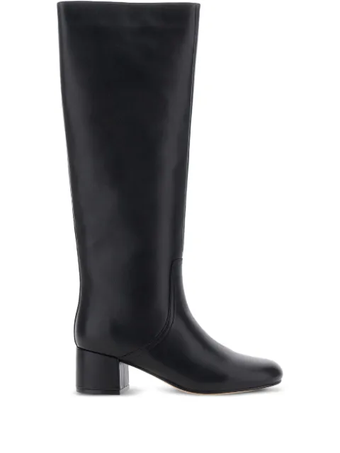 TWINSET knee-high block-heel boots Black 252TCP240