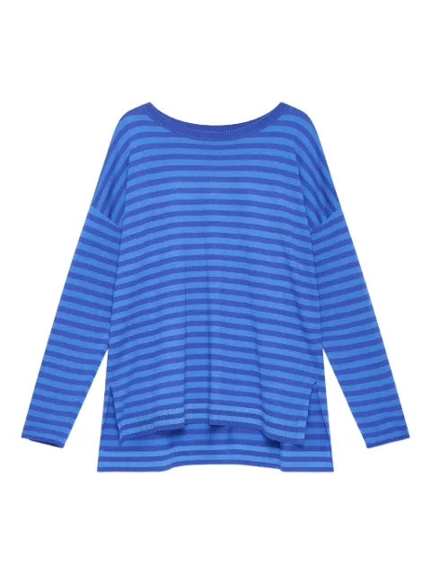 MALIPARMI striped round-neck T-shirt Blue JQ504470538