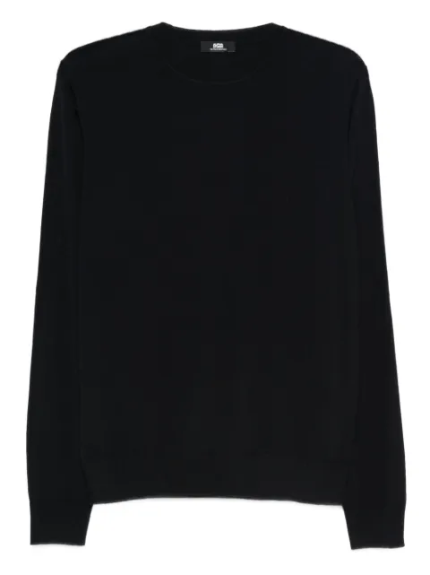 ALPHA STUDIO crew-neck sweater Blue FE6310C