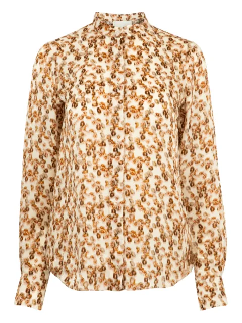 ISABEL MARANT Ilda floral-print blouse Brown CH0115FBC3J10I