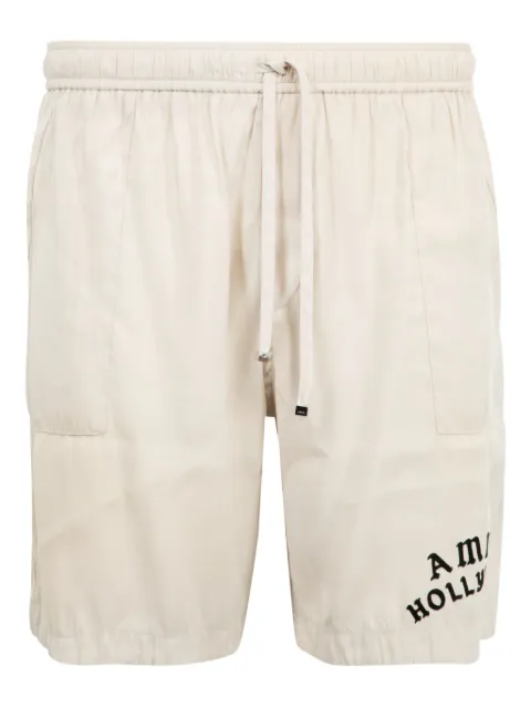 AMIRI hollywood-motif shorts Neutrals AMSHCA1103