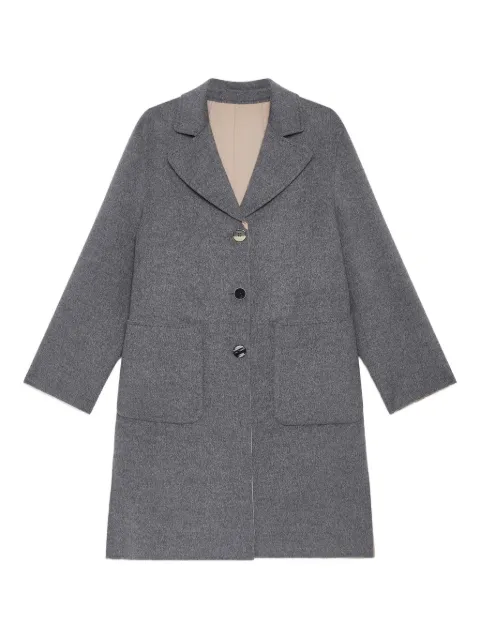 MALIPARMI patch-pocket button coat Grey JB539020276