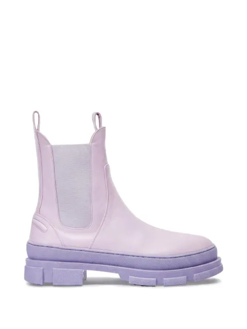 BETTINA VERMILLON Simone chunky-sole chelsea boots Purple SIMONE