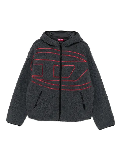 Diesel S-Zat hooded logo-detail jacket Grey A189470KIBT