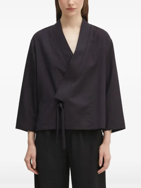 Kenzo tie-detail jacket Brown FF62VE0329ID