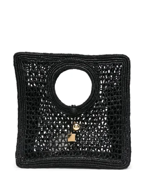 Jacquemus the Spiaggia small square bag Black BAW00421AW00513