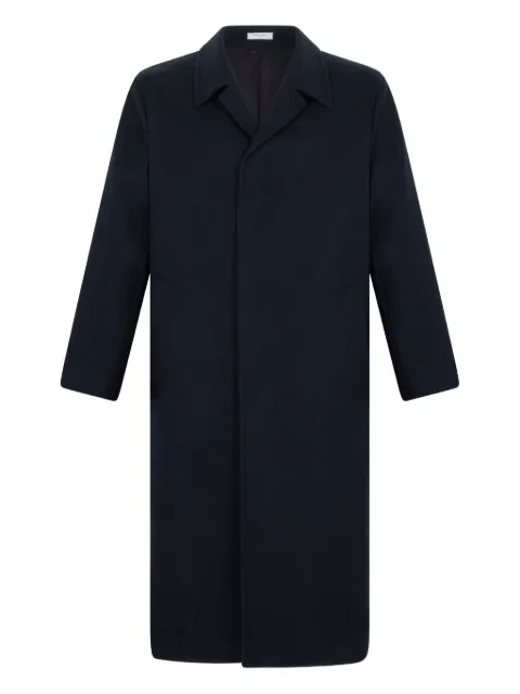 Boglioli single-breasted wool-blend coat Blue OC0225FB4710
