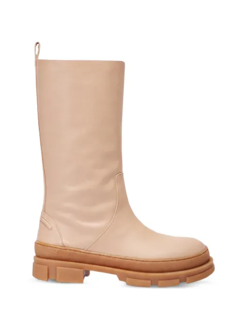 BETTINA VERMILLON Marie lug-sole boots Neutrals MARIE