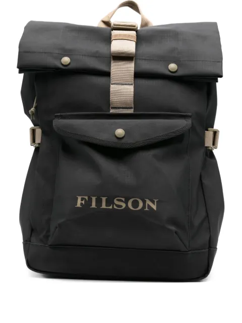 Filson Scout roll-top buckle backpack Black FMBAG0083W0943