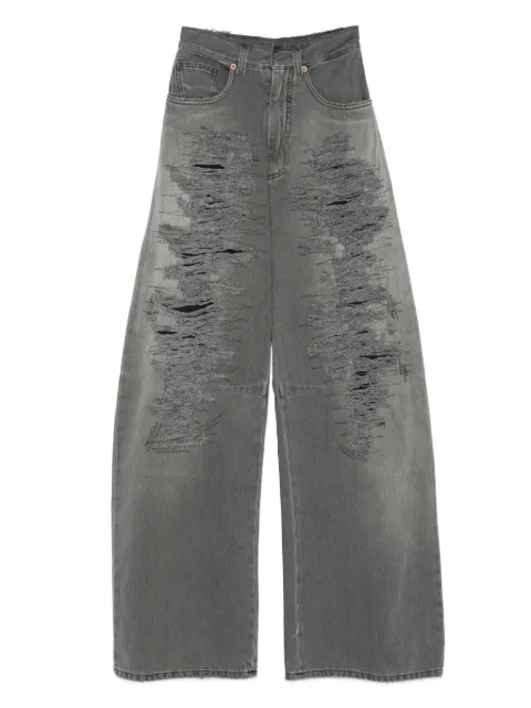 MM6 Maison Margiela distressed jeans Grey S52LA0266M30011