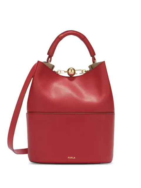 Furla small sfera-embellished bucket bag Red WB01679BX31691007