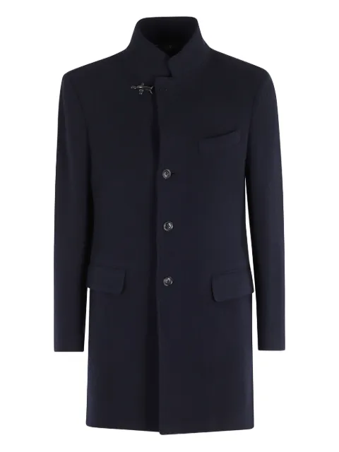 Fay wool single-breasted coat Blue NAM5451025J