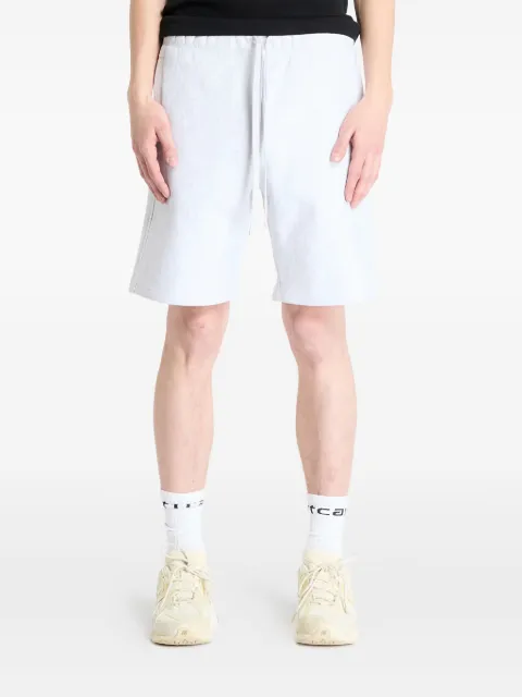 Carhartt WIP script-logo sweat shorts Grey I031685482XX